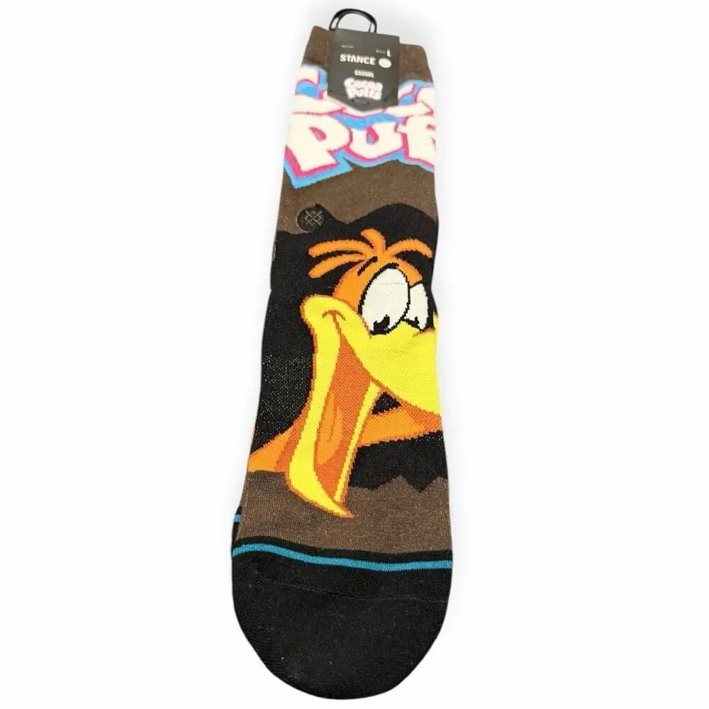 Stance Cocoa Puffs Casual Crew Socks Mens size L M9-13 New with Tags